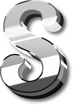 Shine Silver Alphabet Letters and Numbers png