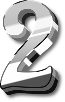 Shine Silver Alphabet Letters and Numbers png