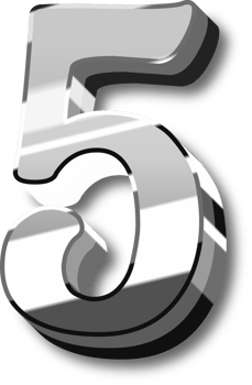 Shine Silver Alphabet Letters and Numbers png
