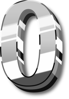 Shine Silver Alphabet Letters and Numbers png