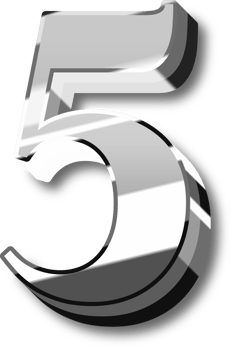 Shine Silver Alphabet Letters and Numbers png