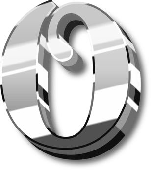 Silver Alphabet Letter and Number png