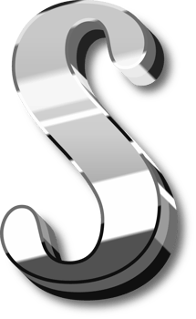 Silver Alphabet Letter and Number png