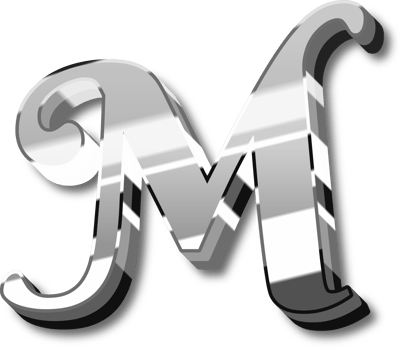 Silver Alphabet Letter and Number png