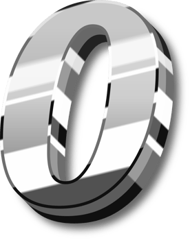 Silver Alphabet Letter and Number png