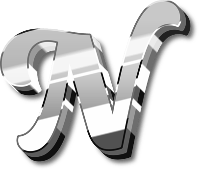 Silver Alphabet Letter and Number png
