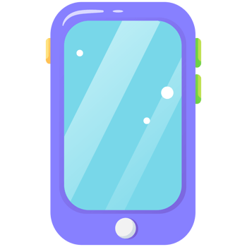 Mobile phone with mechanical button at bottom display and touch screen for website about smartphones png