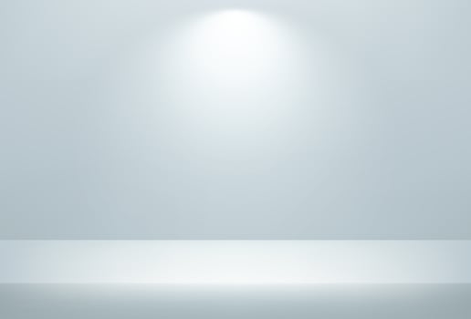 Grey background. Minimal 3d shelf. Space for selling products on the website. stand for products. Space for text. illustration. vector