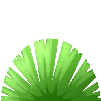 Exotic bush. Plants from tropical climates. Flora element. Bush for landscape design of territory png