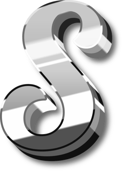 Silver Alphabet Letter and Number png