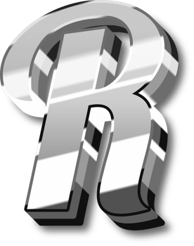 Silver Alphabet Letter and Number png