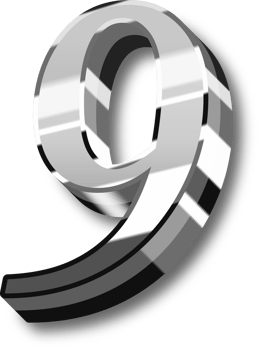 Silver Alphabet Letter and Number png