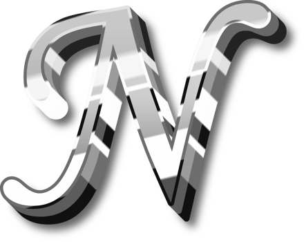 Silver Alphabet Letter and Number png
