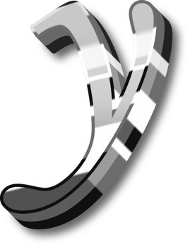 Silver Alphabet Letter and Number png