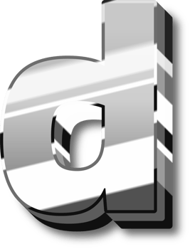 Silver Alphabet Letter and Number png