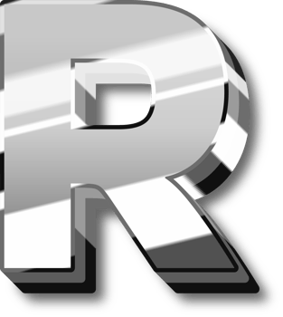 Silver Alphabet Letter and Number png
