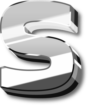 Silver Alphabet Letter and Number png