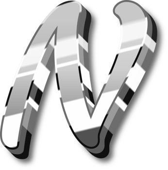 Silver Alphabet Letter and Number png