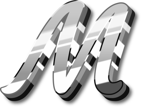 Silver Alphabet Letter and Number png