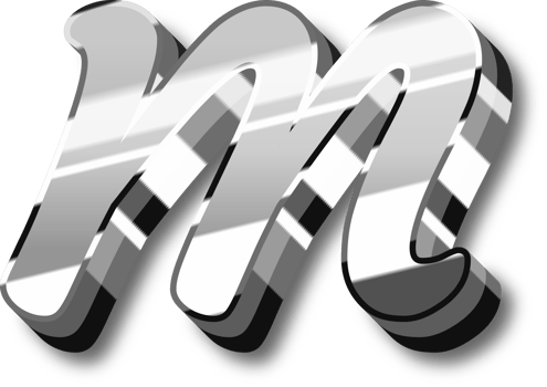 Silver Alphabet Letter and Number png