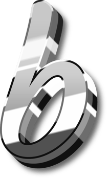Silver Alphabet Letter and Number png