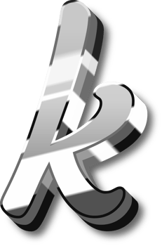 Silver Alphabet Letter and Number png