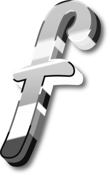 Silver Alphabet Letter and Number png