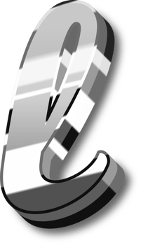 Silver Alphabet Letter and Number png