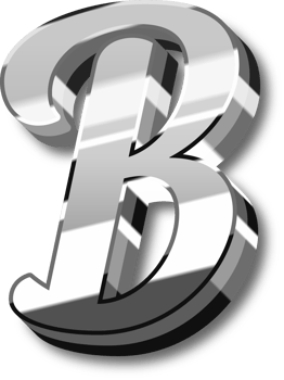 Silver Alphabet Letter and Number png