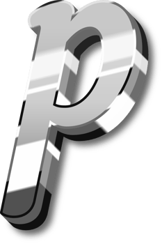 Silver Alphabet Letter and Number png