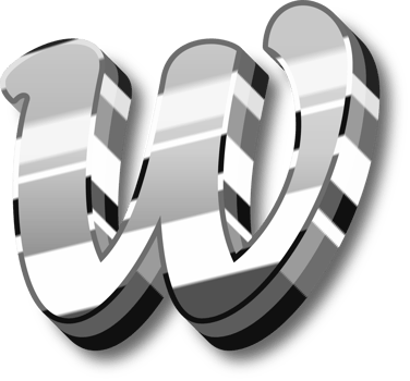 Silver Alphabet Letter and Number png