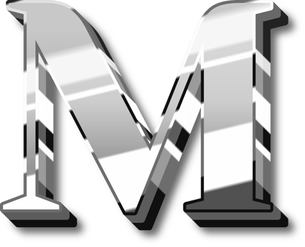 Silver Alphabet Letter and Number png