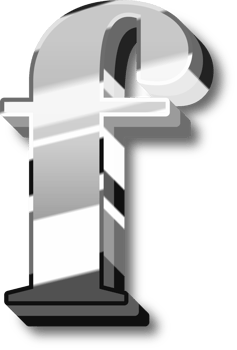 Silver Alphabet Letter and Number png