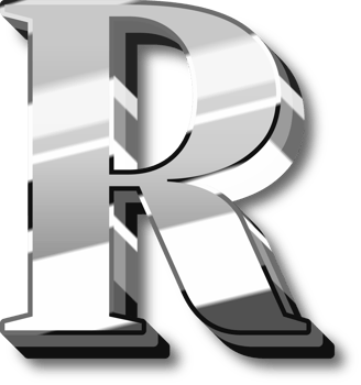 Silver Alphabet Letter and Number png