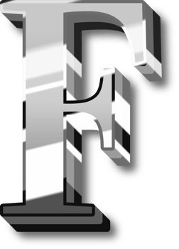 Silver Alphabet Letter and Number png