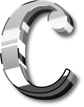 Silver Alphabet Letter and Number png