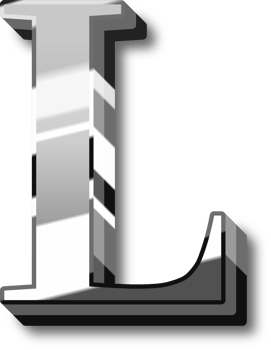Silver Alphabet Letter and Number png