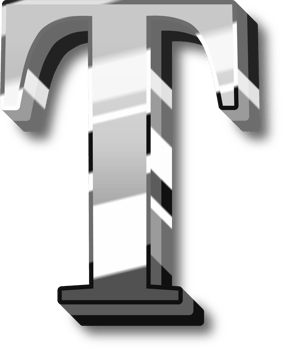 Silver Alphabet Letter and Number png