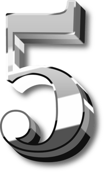 Silver Alphabet Letter and Number png
