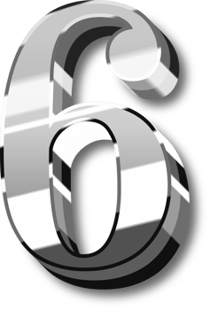 Silver Alphabet Letter and Number png