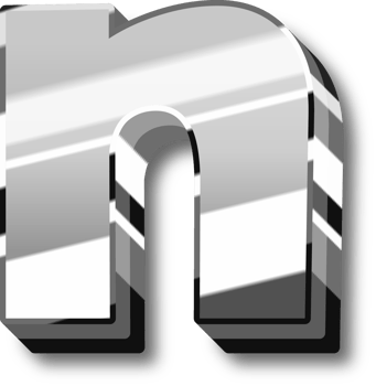 Silver Alphabet Letter and Number png