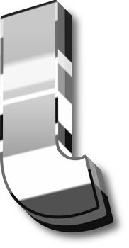 Silver Alphabet Letter and Number png