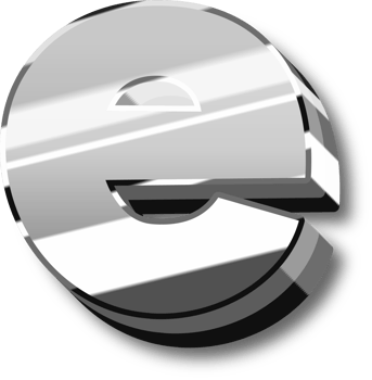 Silver Alphabet Letter and Number png
