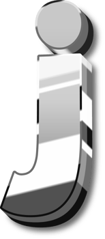 Silver Alphabet Letter and Number png