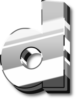 Silver Alphabet Letter and Number png