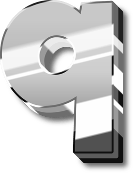 Silver Alphabet Letter and Number png