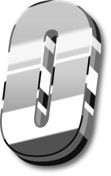 Silver Alphabet Letter and Number png