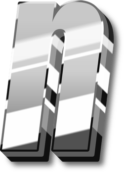 Silver Alphabet Letter and Number png