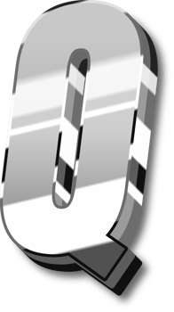 Silver Alphabet Letter and Number png
