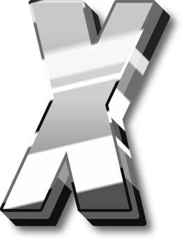 Silver Alphabet Letter and Number png